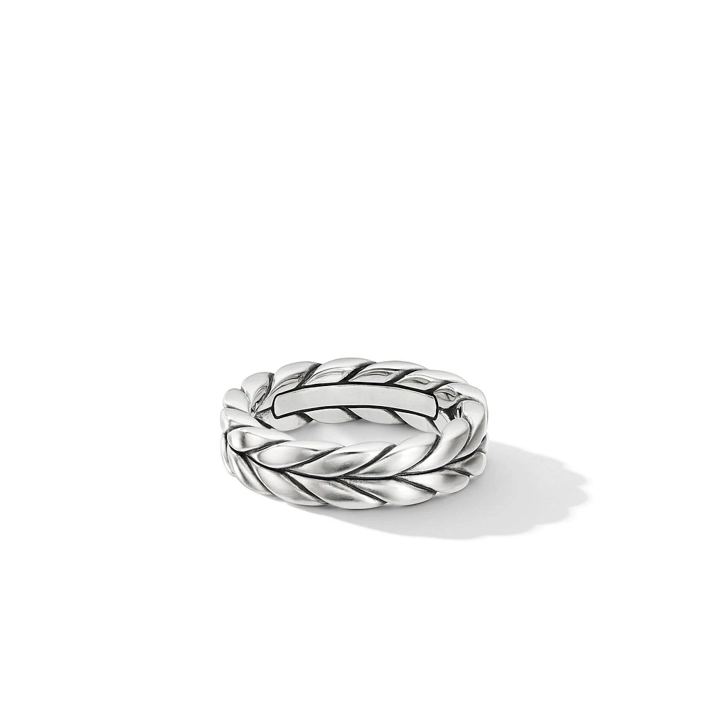 DY Classic Band Ring in 18K White Gold