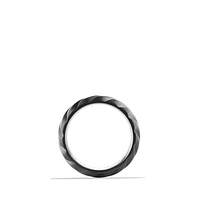 Streamline Signet Ring in Sterling Silver with Blue Sapphires