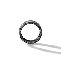 Streamline Band Ring in Grey Titanium