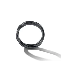 DY Heliosâ„¢ Band Ring in Black Titanium