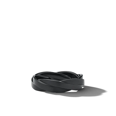 DY Heliosâ„¢ Band Ring in Black Titanium