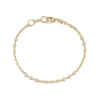 Jade Trau's 18KYG Sophisticate Station Bracelet