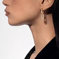 Move Link Diamond Drop Earrings