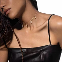 Move Uno Pavé Drop Pendant Choker