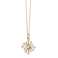 Shine Bright Starburst Necklace Length 17"