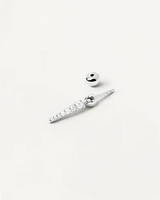 Vero Single Silver Earring