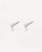Ava Single Silver Earring