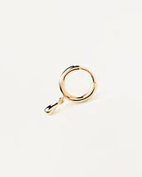 Teardrop Single Hoop Earring