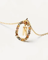 Letter N Necklace