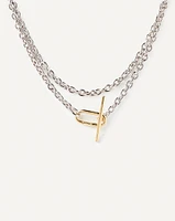 Long Beat Chain Necklace