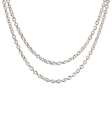 Double Beat Chain Necklace