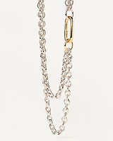 Double Beat Chain Necklace