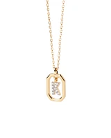 Mini Letter K Necklace