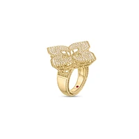 18K Y VENETIAN PRINCESS DIAMOND RING