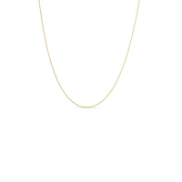 Classic Yellow Gold Bead Chain Length 34""