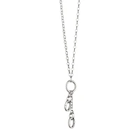 18" "Design Your Own" Short Charm Chain Necklace, 2 Charm Stations