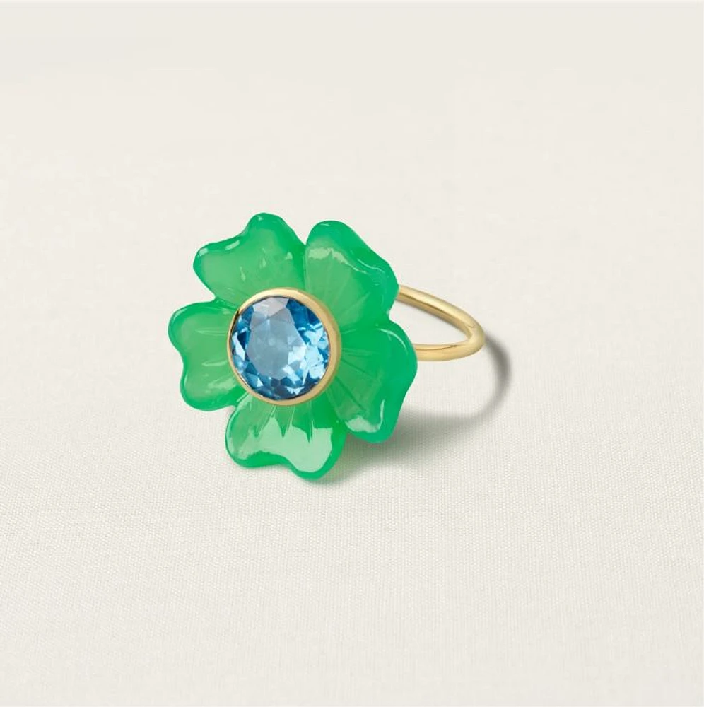 Sophie Joanne's 14KYG Medium Signature Flower Ring