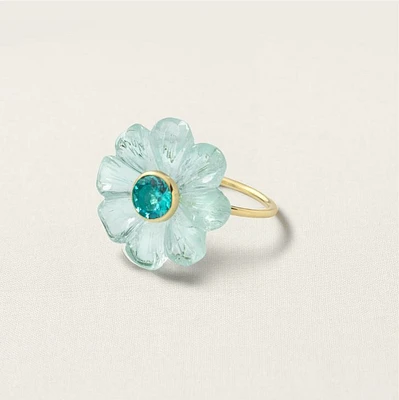 Sophie Joanne's 14KYG Small Daisy Flower Ring