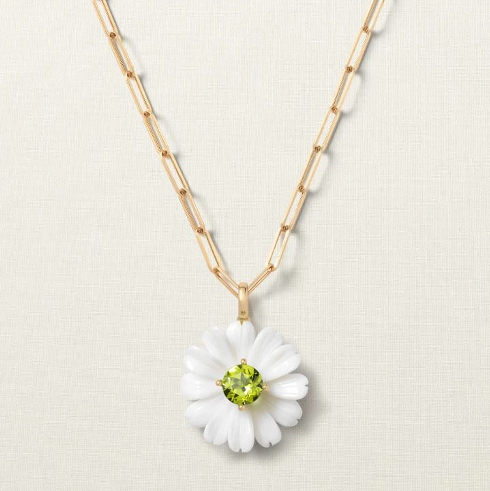 Sophie Joanne's 14KYG Wild Flower Pendant