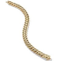 Sculpted Cable Bracelet in 18K Yellow Gold, 8.5mm