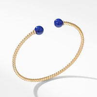 Petite Pavé Bar Bracelet in 18K Yellow Gold with Diamonds, 1.7mm