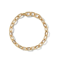 Cablespira Flex Bracelet in 18K Yellow Gold with Amethyst and Diamonds