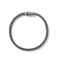 Box Chain Bracelet in Sterling Silver