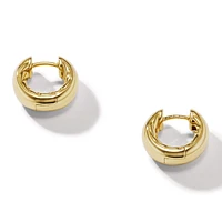 DY Mercerâ„¢ Micro Hoop Earrings in 18K Yellow Gold, 13.4mm