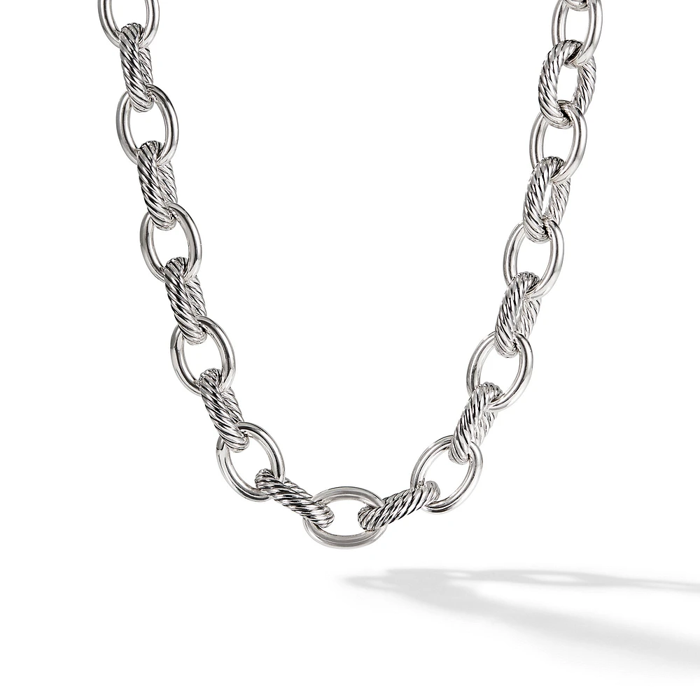 DY Madison Toggle Chain Necklace in Sterling Silver