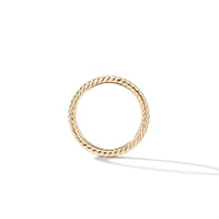 Cable Collectibles Stack Ring in 18K Yellow Gold