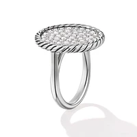 DY Elements Ring in Sterling Silver with Diamonds