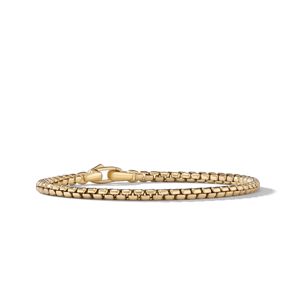 Box Chain Bracelet in 18K Yellow Gold