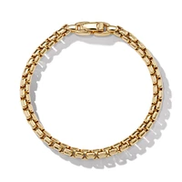 Pyramid Band Ring in 18K Yellow Gold with Diamonds, 8mm