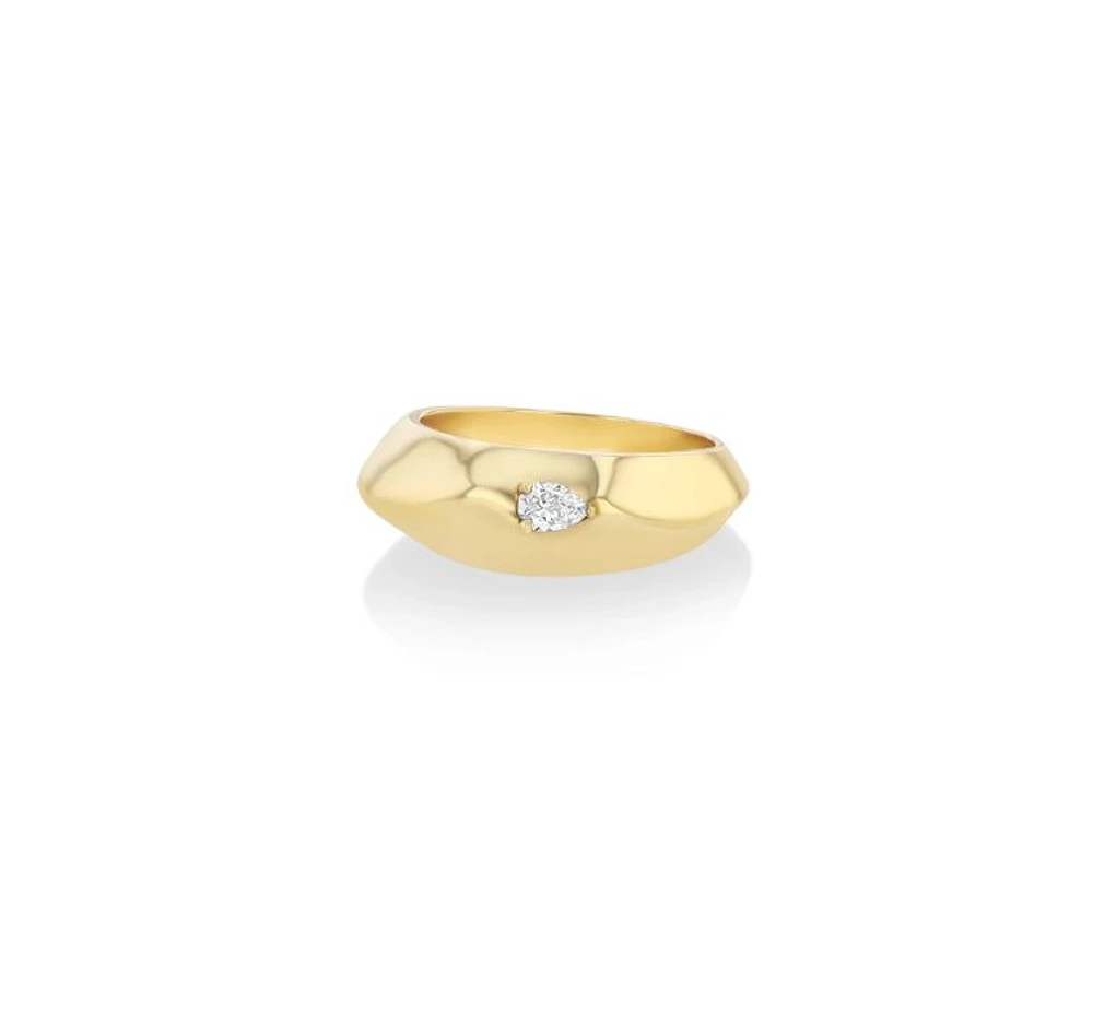 Lizzie Mandler 18K yellow gold Liquid Gold ring