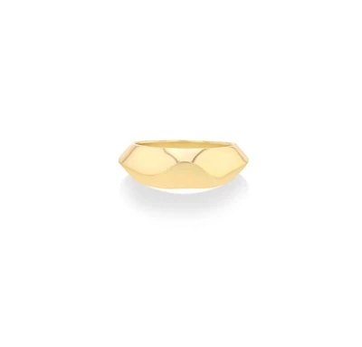 Lizzie Mandler Liquid Gold Crescent ring