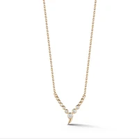 18K Yellow Gold Small Zen Pendant Necklace