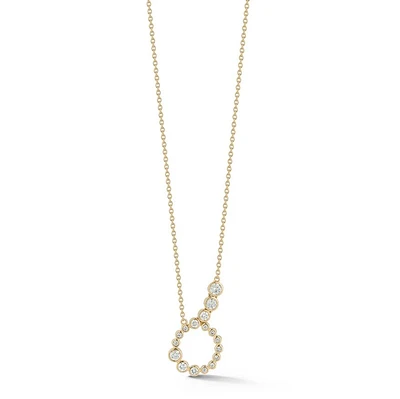 Diamond Halo Pendant Necklace