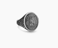 Petrvs Wolf Signet Ring