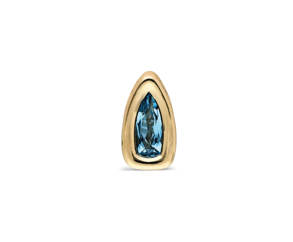 "Bana" Bead Pendant - Blue Topaz