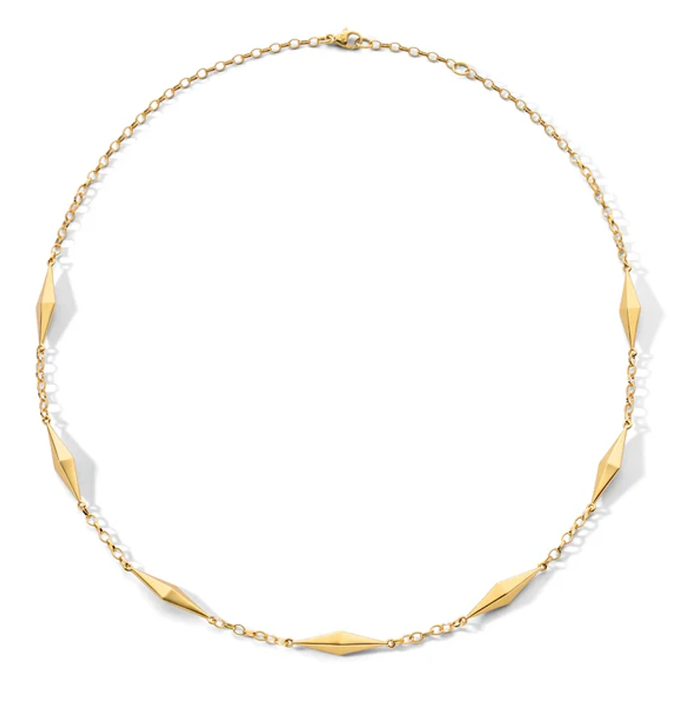 "Points North" 18K Gold Necklace