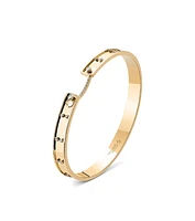 Picnic in Paris Mood Bangle in Yellow Gold