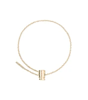 Gold Mini Latch Bracelet In Yellow Gold