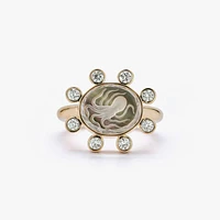 Small Octopus Caspian Ring