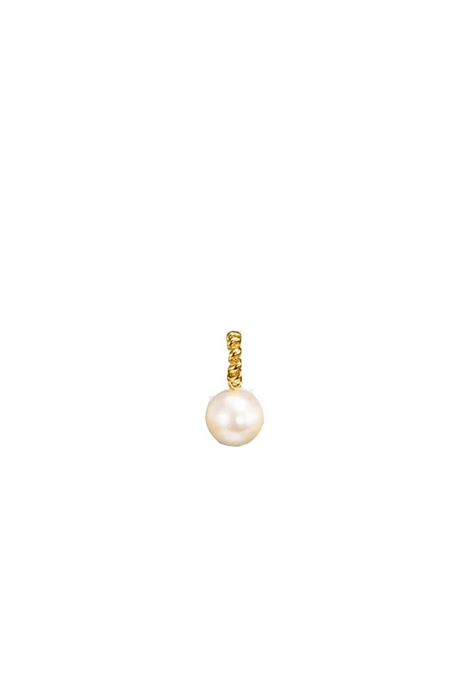 18KYG Beaching Pendant with Pearl