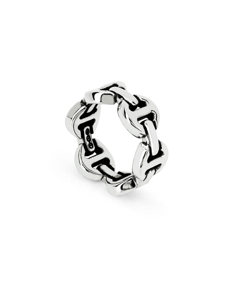 Brute Sterling Silver Tri-Link Ring