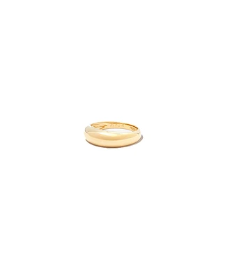 Smooth Gold Dome Ring