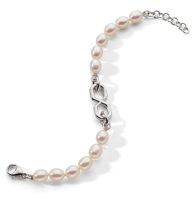 "The Symbol" Pearl Infinity Bracelet