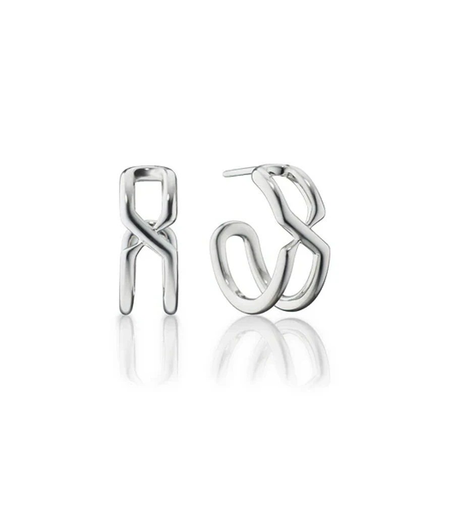 "The Symbol" Large Infinity Hoop Earrings