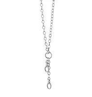 20" "Design Your Own" Large Link Sterling Silver Charm Chain Necklace, 2 Charm Stations