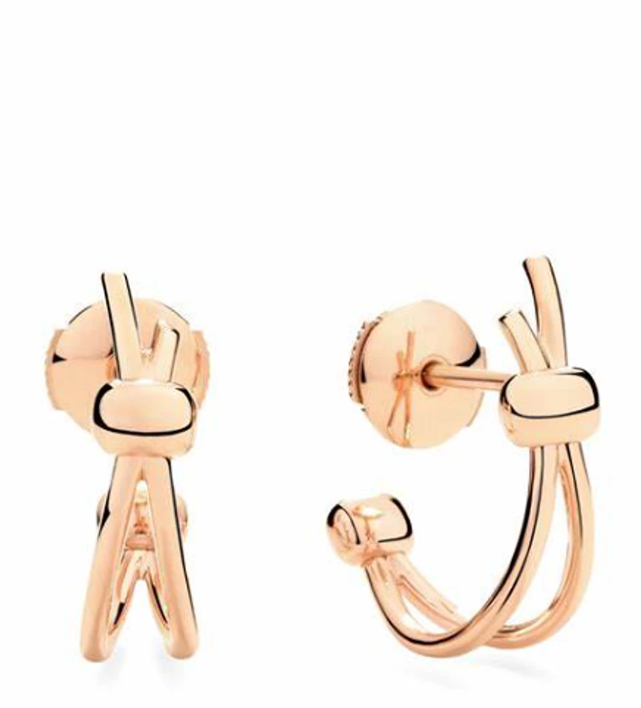 Pomellato 18k Rose Gold Together Earrings